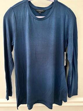 Liverpool Long-Sleeve Crewneck Shirt Navy Blue Medium NWT